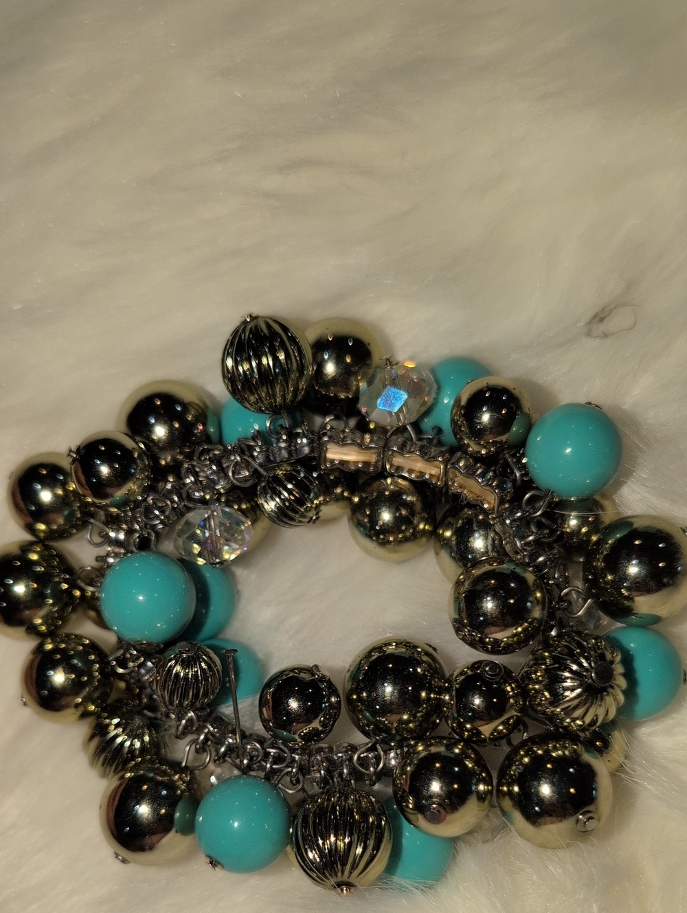 Vintage 80s Cha Cha Style Stretch Bracelet